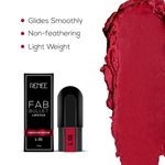 Buy RENEE Fab Bullet Lipstick L 01 Maroon Moon, Long Lasting, Matte Finish, Non Drying Formula with Intense Color Payoff, Compact & Easy to Use, 1.5 gm - Purplle