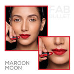 Buy RENEE Fab Bullet Lipstick L 01 Maroon Moon, Long Lasting, Matte Finish, Non Drying Formula with Intense Color Payoff, Compact & Easy to Use, 1.5 gm - Purplle