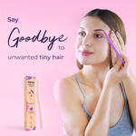 Buy Sanfe Glide Reusable Face & Eyebrow Razor For Women| Safe & Painfree Facial Hair Removal (Pack of 1) - Purplle