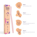 Buy Sanfe Glide Reusable Face & Eyebrow Razor For Women| Safe & Painfree Facial Hair Removal (Pack of 1) - Purplle