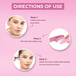 Buy Sanfe Glide Reusable Face & Eyebrow Razor For Women| Safe & Painfree Facial Hair Removal (Pack of 1) - Purplle