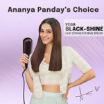 Buy VEGA Black Shine Hair Straightening Brush With Ionic Technology & 16 Temprature Settings, (VHSB-04) - 1 Pc - Purplle
