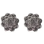 Buy Pujvi Fashions Antique Oxidised flower Necklace set for girls and womens - Purplle