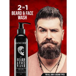 Buy Mancode 2 IN 1 BEARD & FACE WASH, 200ml and BEARD BALM, 50gm (Pack of 2) - Purplle