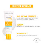 Buy Bioderma Photoderm Creme SPF 50+ Sunscreen Normal To Dry Sensitive Skin - Sun Active Defense (40 ml) - Purplle