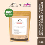 Buy Alps Goodness Sandalwood,Multani Mitti,Neem & Turmeric Powder (50 gm) - Purplle
