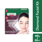 Buy Nature's Essence Brightening Diamond Facial Kit, 60gm+ 1 N face wash 50 ml free - Purplle
