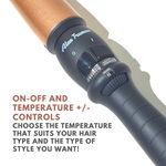 Buy Alan Truman Argan Gold Wand XLarge (38-25mm) - Purplle