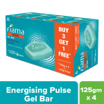 Buy Fiama Men Energizing Sport Gel Bar, With Ginseng, Lemongrass & skin conditioners, 125g (Buy 3 Get 1 Free) - Purplle