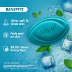 Buy Vivel Cool Mint, Soft Fresh Skin, 600g (150g - Pack of 4), Soap for Women & Men for Soft, Glowing & Moisurised Skin, All Skin Types - Purplle