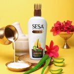 Buy Sesa Ayurvedic Strong Roots Oil with 26 Herbs & 6 Oils - for Hair Fall Control & Hair Growth - 5000-year-old Kshir Pak Vidhi - NO Mineral Oil (200 ml) - Purplle