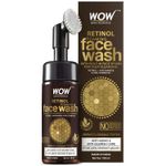 Buy WOW Skin Science Retinol Foaming Face Wash For Fine Lines, Age Spots & Blemishes - With Built-In Brush (150 ml) - Purplle
