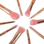 Buy ME-ON Professional Pack of 10 High Quality Mermaid Shaped Makeup Brushes for Full Makeup(Color may Vary) - Purplle