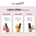 Buy Plum Color Affair Nail Polish Summer Sorbet Collection | High Shine & Plump Finish | Mango - 151 - Purplle