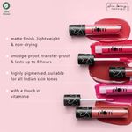 Buy Plum Matte In Heaven Liquid Lipstick | Non-Drying | Smudge-Proof | 100% Vegan & Cruelty FreeAA | Pa-pa-ya - 122 - Purplle