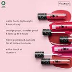 Buy Plum Matte In Heaven Liquid Lipstick | Non-Drying | Smudge-Proof | 100% Vegan & Cruelty FreeA | Raspberry Rush - 127 - Purplle