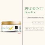 Buy Good Vibes Keratin Nourishing Hair Mask | With Shea Butter | Hair Shine, Softening | No Parabens, No Sulphates, No Animal Testing (200 g) - Purplle