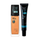 Buy Maybelline New York Fit Me Regime Kit- Fit Me Matte & Poreless Primer+ Fit Me Foundation Shade 310 - Purplle