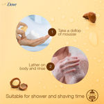Buy Dove International Shower & Shaving Mousse with Argan Oil, 24 Hr Softness, Sulphate Free, 200 ml - Purplle