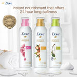 Buy Dove International Shower & Shaving Mousse with Argan Oil, 24 Hr Softness, Sulphate Free, 200 ml - Purplle