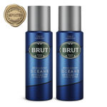 Buy Brut International Oceans Deodorant for Men, Long Lasting & Fresh Aquatic Fragrance Deo PO2, 200 ml - Purplle