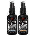 Buy Man Arden 7X Beard Oil Grooming Combo | Beard Oil (Spearmint) + Beard Oil (Mandarin) 30ml Each - Purplle