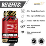 Buy MuscleXP Men Daily Vital + Omega 3 Sports Multivitamin & Multiminerals with 4 Health Blends & Omega3, 60 Tablets - Purplle