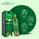 Buy NourishVitals Giloy Neem & Tulsi Juice - Immunity Booster | Natural & Wholesome | For Optimum Respiratory & Skin Health | No Added Sugar, 500ml (Pack of 2) - Purplle