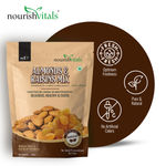 Buy NourishVitals Almonds And Raisins Mix, Scrumptious Mix | Natural | No Added Preservatives, Delicious, Healthy & Exotic, 200 g - Purplle