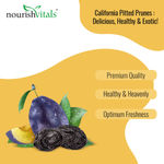 Buy NourishVitals California Pitted Prunes, Healthy Snack | Natural | No Added Preservatives, Delicious, Healthy & Exotic, 200g x Pack of 2 - Purplle