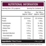 Buy NourishVitals California Pitted Prunes, Healthy Snack | Natural | No Added Preservatives, Delicious, Healthy & Exotic, 200g x Pack of 2 - Purplle