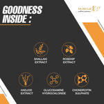 Buy MuscleXP Glucosamine + Chondroitin + MSM + Hyaluronic Acid Daily Vital, For Joint Mobility With Added Calcium, Vitamin D3 & Herbal Extracts, 60 Tablets x Pack Of 3 - Purplle