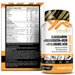 Buy MuscleXP Glucosamine + Chondroitin + MSM + Hyaluronic Acid Daily Vital, For Joint Mobility With Added Calcium, Vitamin D3 & Herbal Extracts, 60 Tablets x Pack Of 3 - Purplle