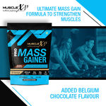 Buy MuscleXP Pro Mass Gainer for Musce Mass Gain With Whey Protein, Whey Isolate, 25 Vitamins and Minerals, Digestive Enzymes, Belgium Chocolate, 1kg Pouch (2.2 lb) x Pack Of 2 - Purplle