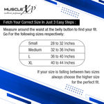 Buy MuscleXP Weight Lifting Gym Belt, Unisex, Body Fitness Gym Back Support Belt For Heavy Weight Lifting, Blue (XL Size) - Purplle