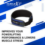 Buy MuscleXP Weight Lifting Gym Belt, Unisex, Body Fitness Gym Back Support Belt For Heavy Weight Lifting, Blue (XL Size) - Purplle
