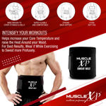 Buy MuscleXP DrFitness+ Sweat Belt for Men and Women, Fat Burning Healthy Sweat, Weight Loss, Non-Tearable, Tummy Trimming, 44" (Black) - Purplle
