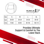 Buy MuscleXP DrFitness+ Lumbo Sacral Belt, Back Support Belt With Cushioning & Semi-Flexible, Splints For Men & Women, Optimum Back Support, Back Pain Relief-Compression Belt, Large Size - Purplle