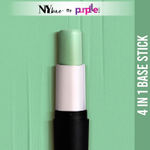 Buy NY Bae All In One Stick - Dance With Me On Ellis Island, Green Corrector 9 | Foundation Concealer Contour Colour Corrector Stick | Fair & Wheatish Skin | Creamy Matte Finish | Enriched With Vitamin E | Covers Redness & Blemishes | Cruelty Free - Purplle