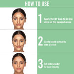 Buy NY Bae All In One Stick - Dance With Me On Ellis Island, Green Corrector 9 | Foundation Concealer Contour Colour Corrector Stick | Fair & Wheatish Skin | Creamy Matte Finish | Enriched With Vitamin E | Covers Redness & Blemishes | Cruelty Free - Purplle