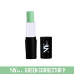 Buy NY Bae All In One Stick - Dance With Me On Ellis Island, Green Corrector 9 | Foundation Concealer Contour Colour Corrector Stick | Fair & Wheatish Skin | Creamy Matte Finish | Enriched With Vitamin E | Covers Redness & Blemishes | Cruelty Free - Purplle
