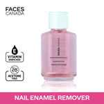 Buy FACES CANADA Nail Enamel Remover - Transparent 01 | 30 ml | Enriched With Vitamin E | Non Drying Formula | Gentle Nail Polish Remover | Acetone Free | Cruelty Free - Purplle