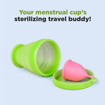 Buy Pee Safe Menstrual Cup Sterilizing Container - Purplle