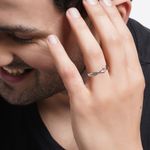 Buy Karatcart Silver Couple Adjustable Ring for Men and Women - Purplle