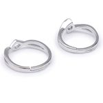 Buy Karatcart Silver Couple Adjustable Ring for Men and Women - Purplle