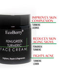 Buy Ecoberry Fenugreek Turmeric Face Cream (100 ml) - Purplle