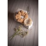 Buy Lilly & Sparkle Pearl And Textured Fabric Scrunchie For Women- Set Of 2 - Purplle