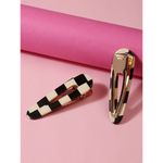 Buy Lilly & Sparkle Metal Tictac Hair Clips || Hair Pins For Women And Girls - Set Of 2 - Purplle