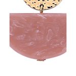 Buy Lilly & Sparkle Peach-Coloured Contemporary Studs Earrings - Purplle