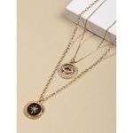 Buy Lilly & Sparkle Mystic Medalion Necklaces Set Of 2 || Necklace And Chain Set For Women And Girls - Purplle